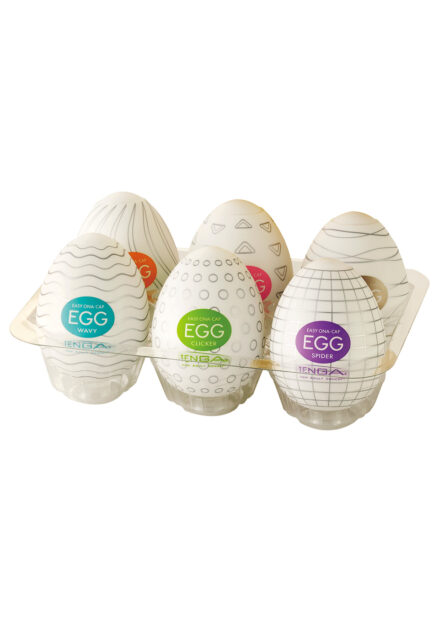 TENGA ÄGG ASSORTI 6 COLORS - 1paket med 6st Tengaägg-1