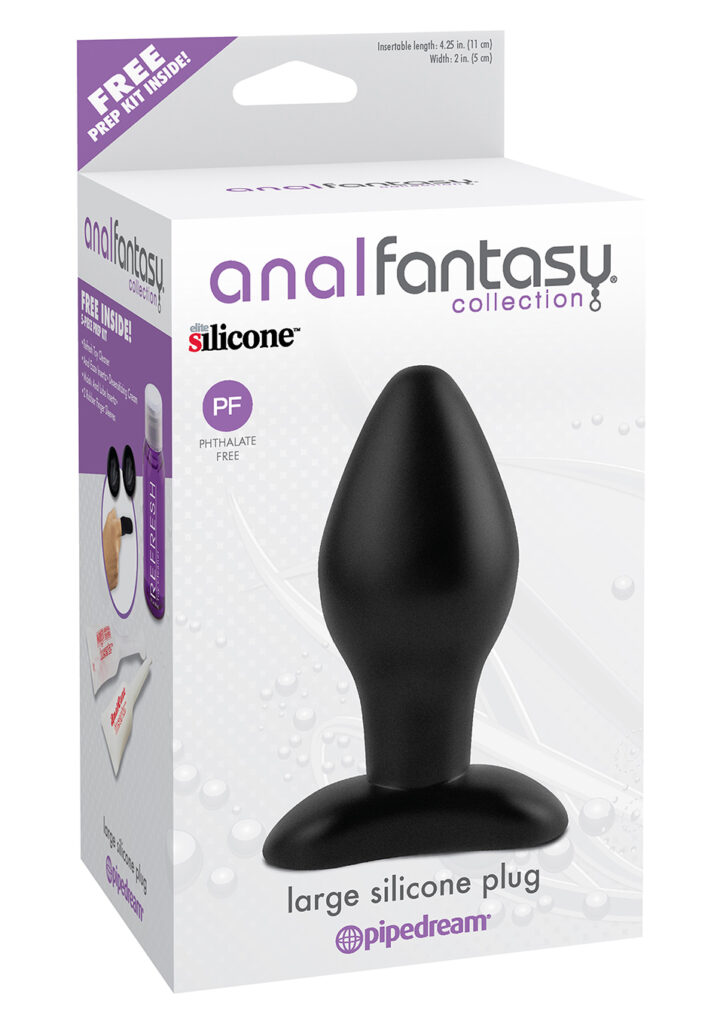 AFC- LARGE SILICONE PLUG BLACK-1