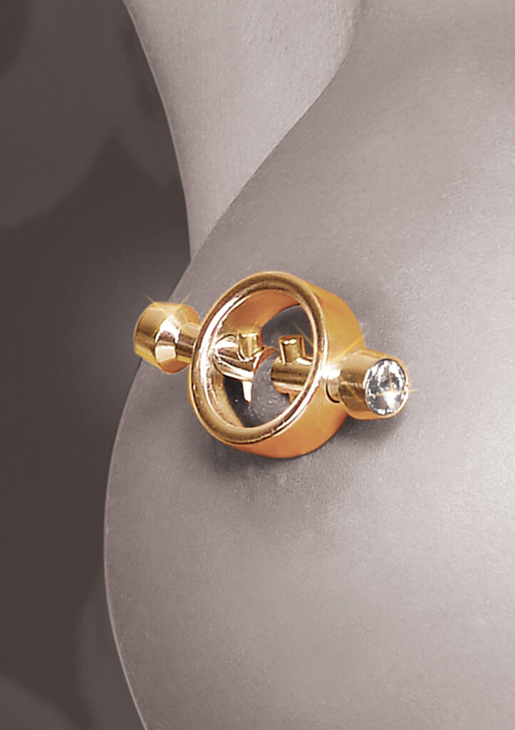 FF GOLD MAGNETIC NIPPLE CLAMPS-3