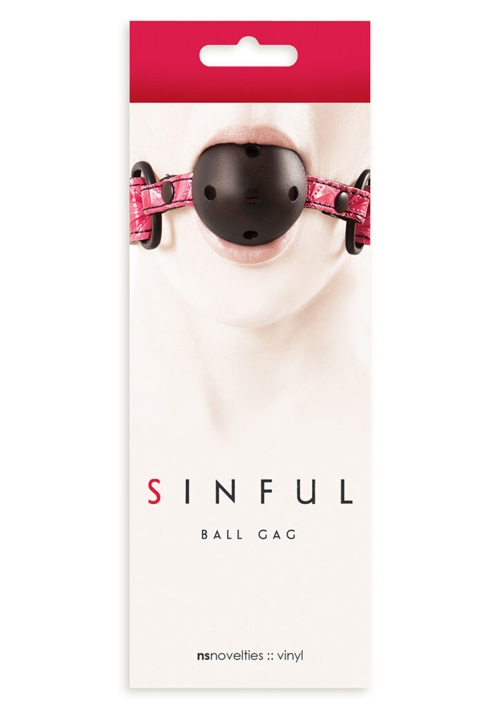 SINFUL BALL GAG PINK-1