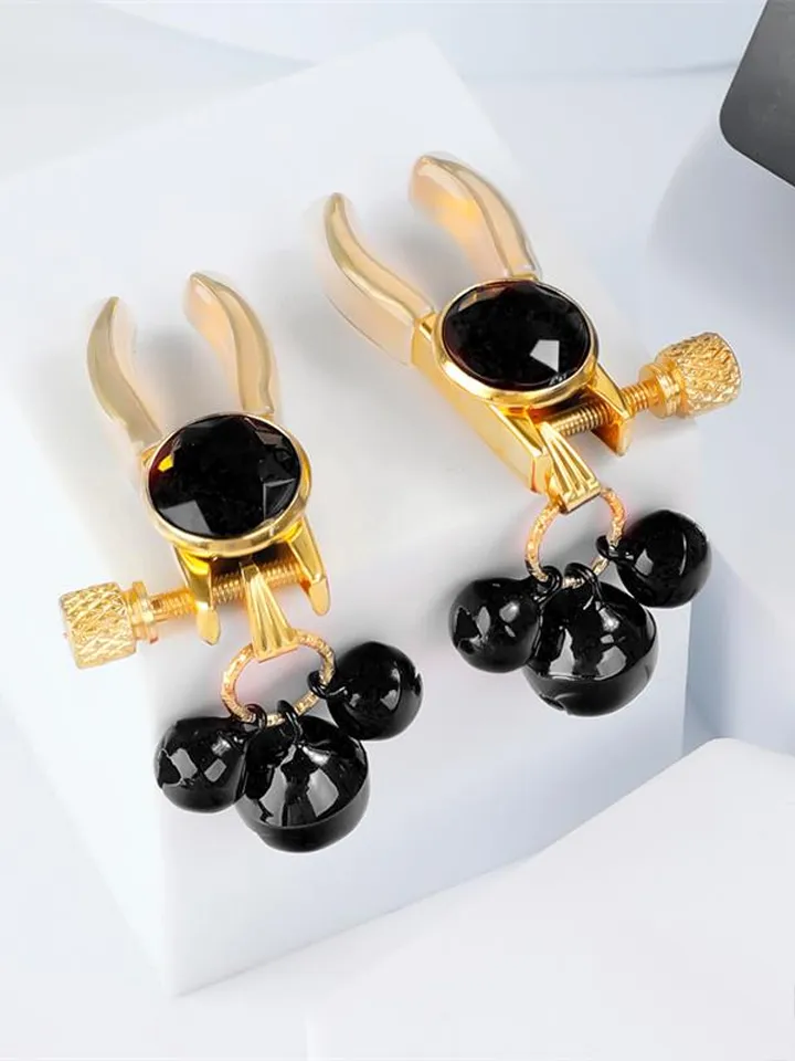 Nipple Clamps With Bells - Bröstvårtsklämmor 0