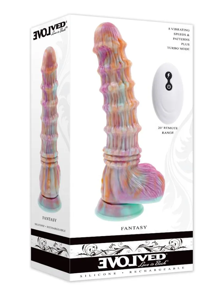 Evolved Vibrating Fantasy Dildo 27,6 cm - Dragon dildo 0