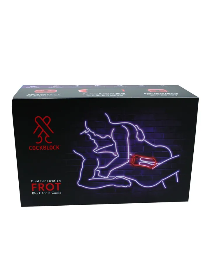 CockBlock Male Couple Double Penetration Masturbator - Masturbator dubbel 0