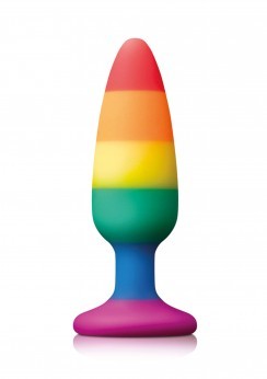 Pleasure Plug Rainbow Medium | Anala sexleksaker - Nyheter Sexleksaker - Analpluggar och Buttplugs - Sexleksaker - NS Novelties sexleksaker - Pride dildo - Bästsäljare - bästsäljare | Intimast