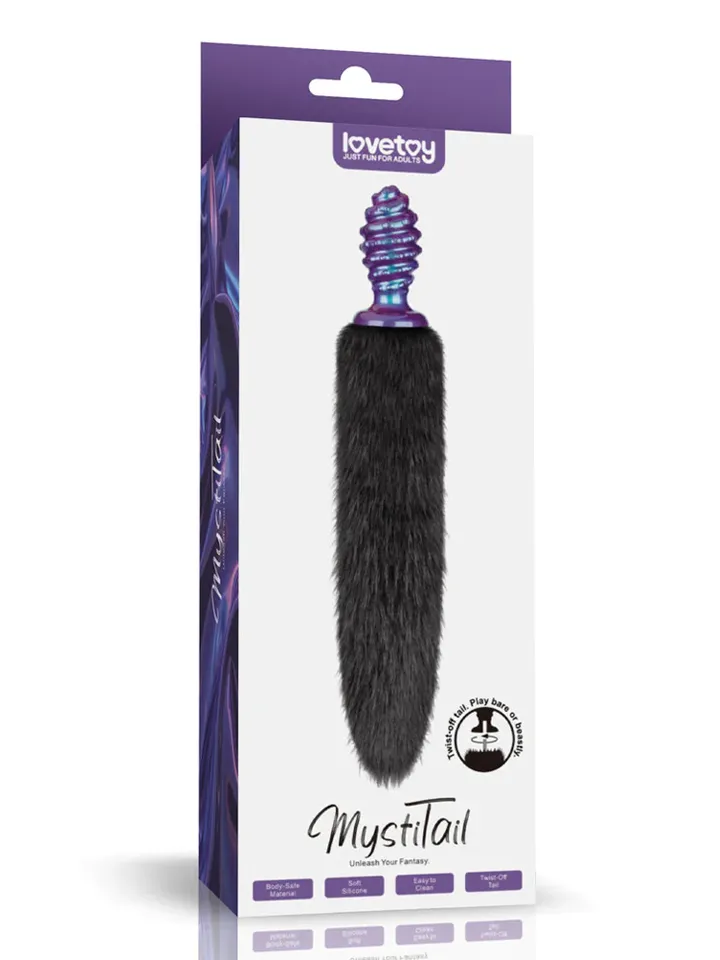 Lovetoy MystiTail Anal Plug With Tail 11 cm - Analplugg med svans 0