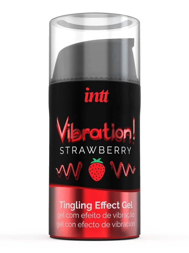 Intt Vibration! Strawberry Liquid Vibrator 15 ml