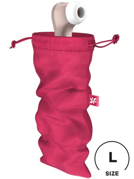 Satisfyer Treasure Toy Bag Large Pink - Förvaringspåse 0