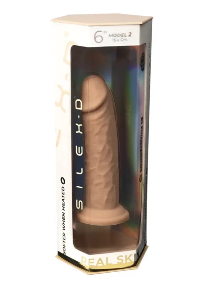 Silex-D Real Skin Model 2 15,4 cm - Realistisk dildo 0