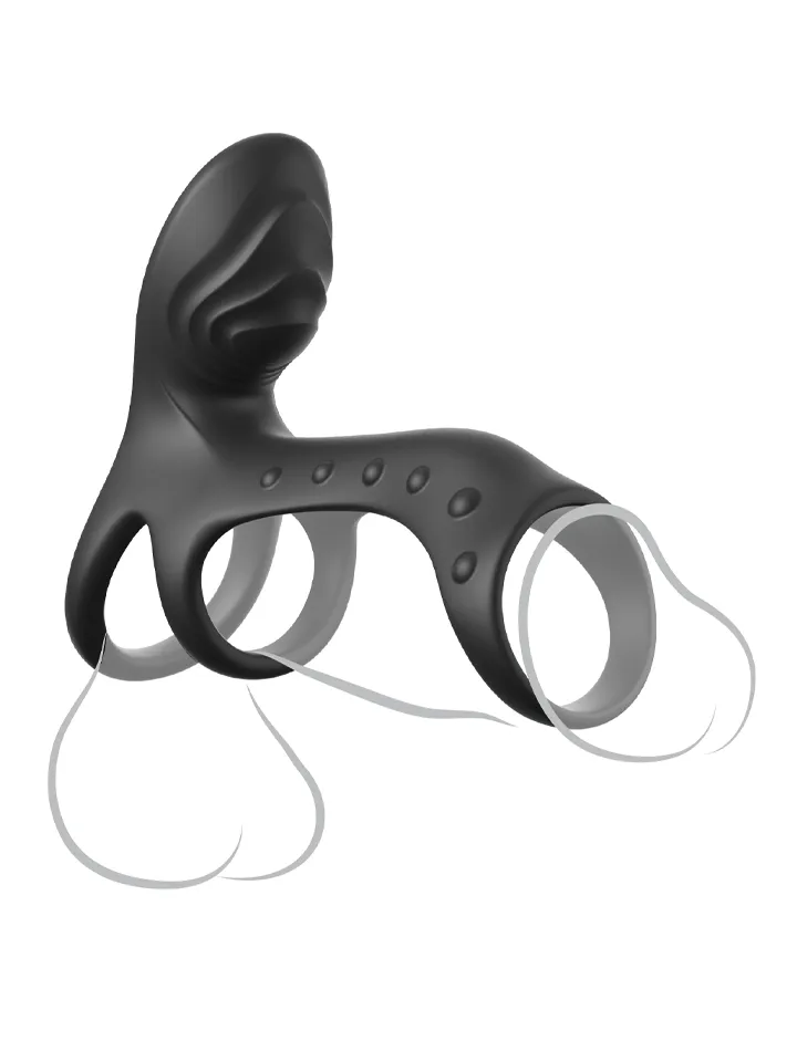 Fantasy C-Ringz Ultimate Couples Cage Pro - Penisring med vibrator 0