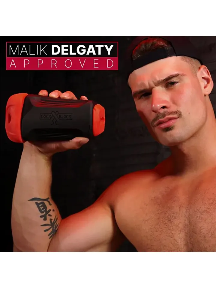 CockBlock Male Couple Double Penetration Masturbator - Masturbator dubbel 0