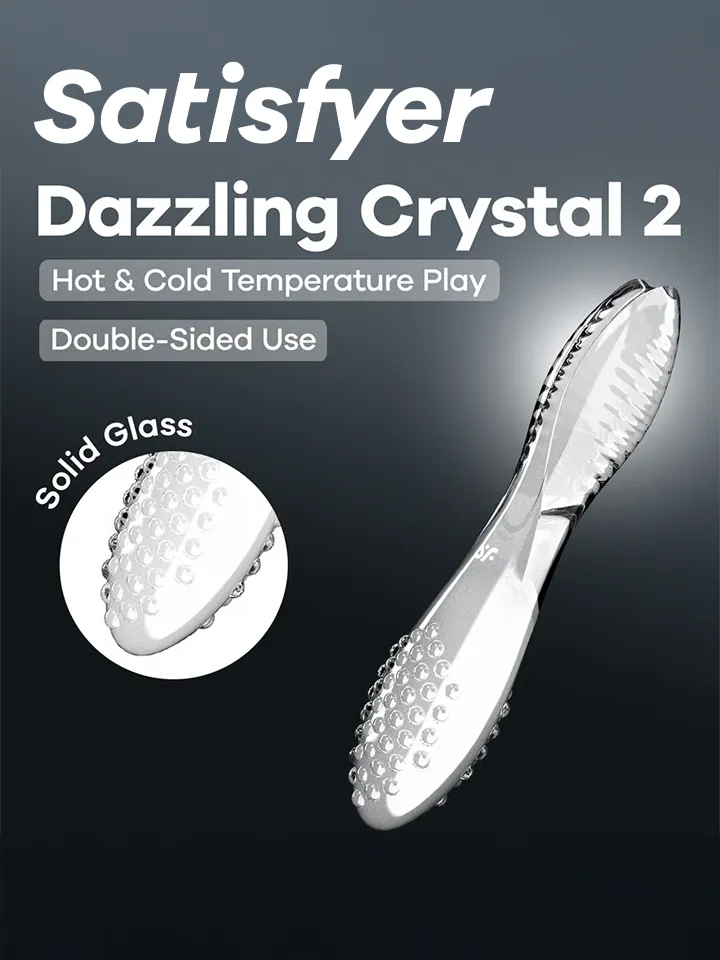 Satisfyer Dazzling Crystal 2 - Glasdildo 0