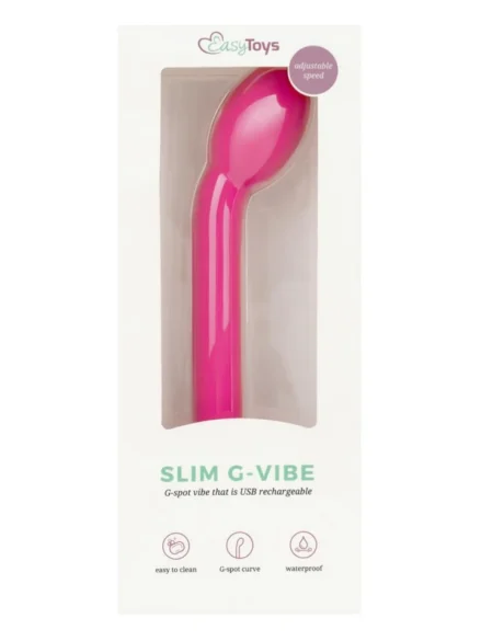 Rechargeable G-spot Vibrator Pink - G-punktsvibrator 0