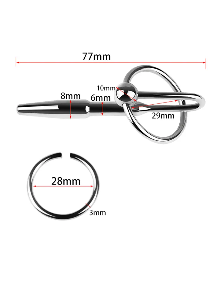 B-Series Metal Penis Plug No. 05 - Dilator 0