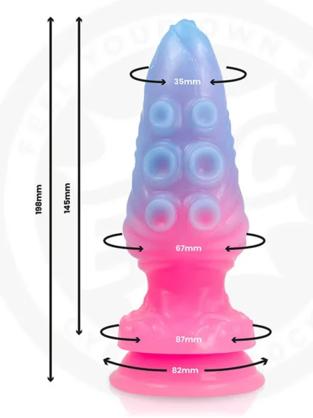 Hydrala Mystic Tides Dildo 19,8 cm - Dragon dildo 0