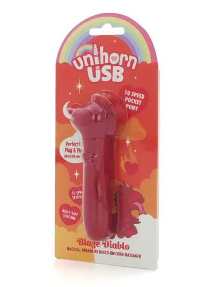 Unihorn USB Bullet Blaze Diablo - Klitorisvibrator 0