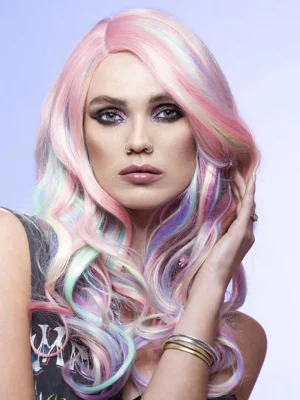 Manic Panic Pastel Unicorn Curl Wig - Peruk 0