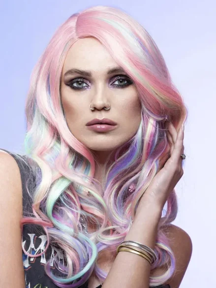 Manic Panic Pastel Unicorn Curl Wig - Peruk 0