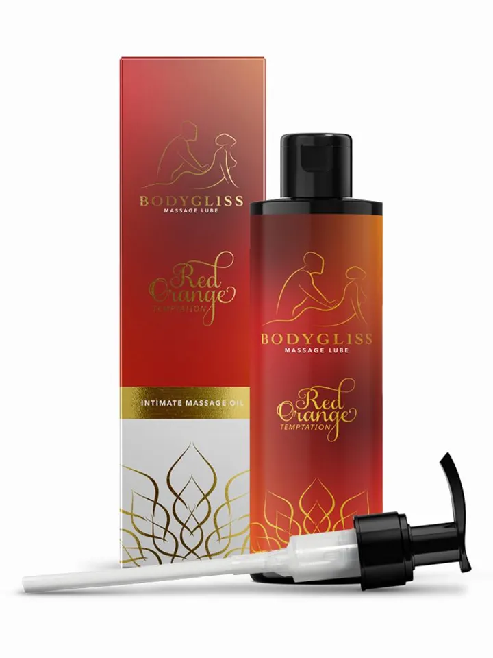 Massage Oil & Lubricant Red Orange Temptation 150 ml