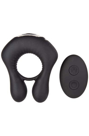 Dual Vibrating Rabbit Cock Ring With Wireless Remote - Penisring med vibrator 0