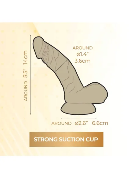 Emrys Dual Density Silicone Dildo 14 cm - Dildo 0