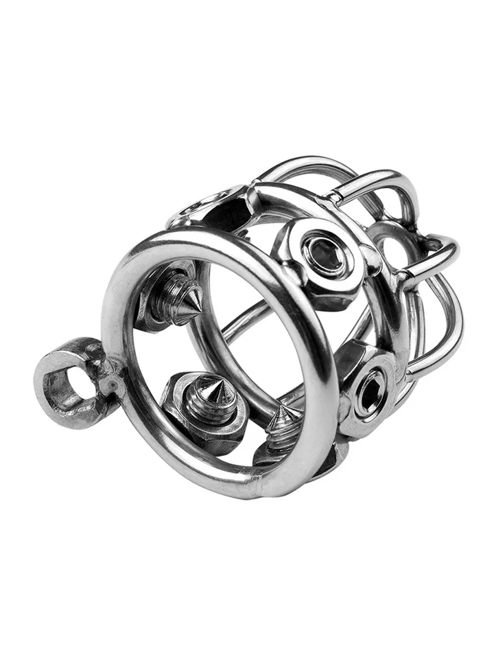 Cocklock Spike Cock Metal Chastity Cage 45 mm - Kyskhetsbur 0