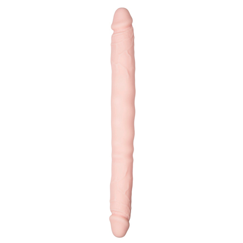 Realistic Double Ended Dildo - Skin Coloured - Dubbel Dildo-4