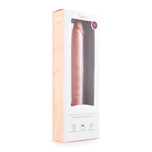 Realistic Double Ended Dildo - Skin Coloured - Dubbel Dildo-2