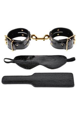 Pipedream Fantasy Bondage Kit Gold/Black - Exklusivt bondage paket 0