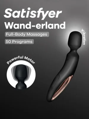 Satisfyer Wand-Erland Black/Rosegold - Magicwand / Massagewand 0