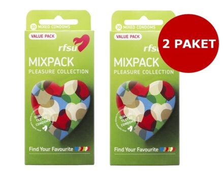 RFSU Mixpack Pleasure Collection kondomer 30 st - 2 PAKET-1