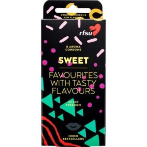 RFSU Sweet Aromkondomer Mix 8-pack-1