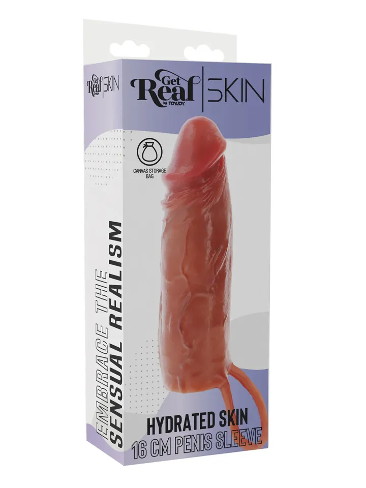 Hydrated Skin Penis Sleeve Silicone 16 cm - Penisförlängare/Sleeve 0