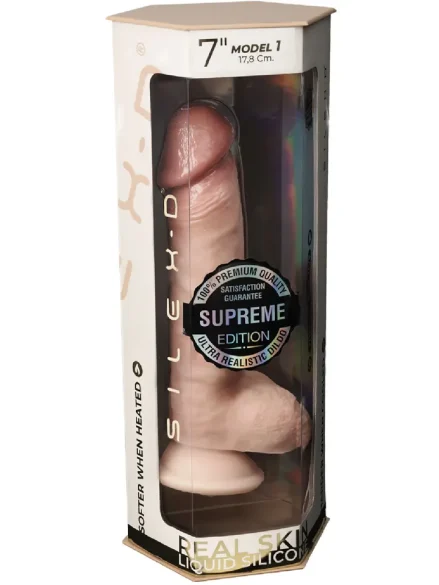 Silex-D Premium Real Skin 17,8 cm - Realistisk dildo 0
