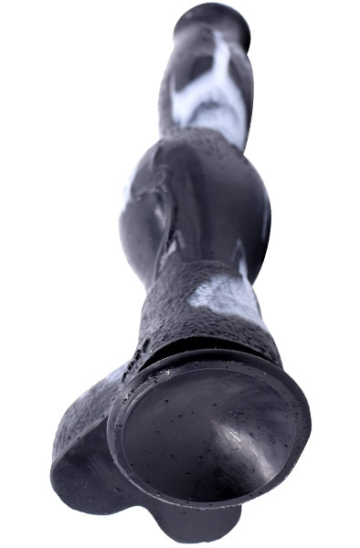 Roc Rapture Dildo Black/White 26 cm - Monster dildo 0