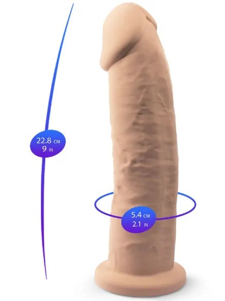 Silex-D The Original Dildo 22,8 cm - Realistisk dildo 0