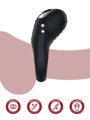 Loop Rechargeable Vibrating Cock Ring - Penisring med vibrator 0