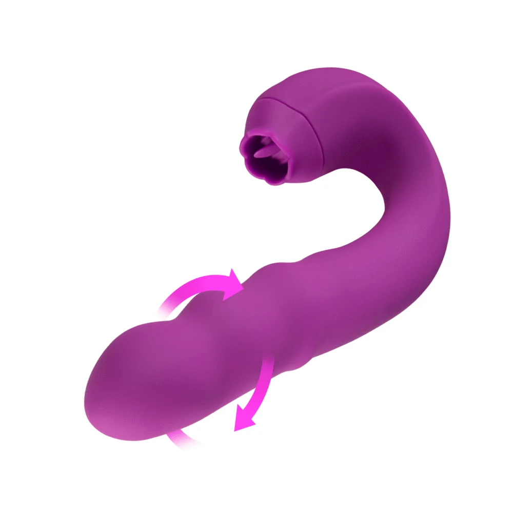Lilian G-Spot Vibrating Tongue & Rotating Head - G-punktsvibrator 0