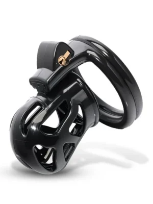 Block Chastity Cage With Internal Lock - Kyskhetsbur 0