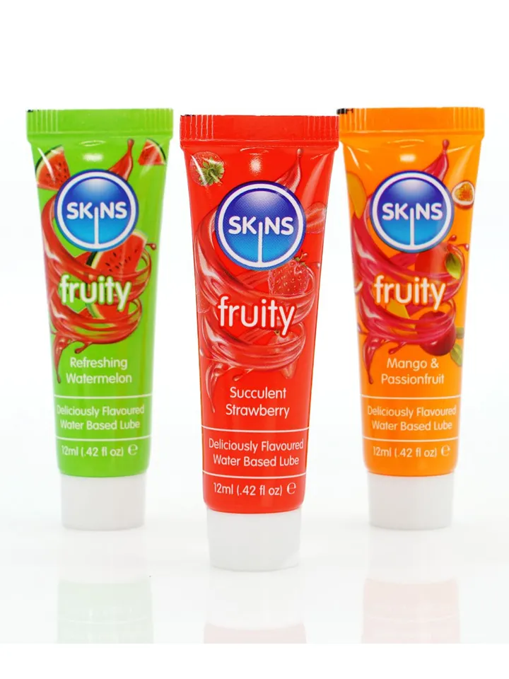 Skins Fruity Lubes 3-pack - Glidmedel med smak 0