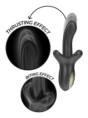 Powerful Vibrator With Thrusting & Biting Effect - Rabbitvibratorer 0