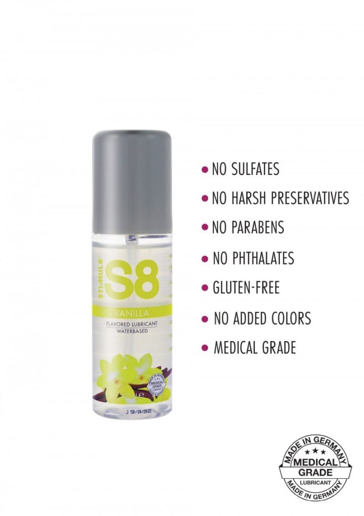 S8 Flavored Lube Vanilla 125ml-2