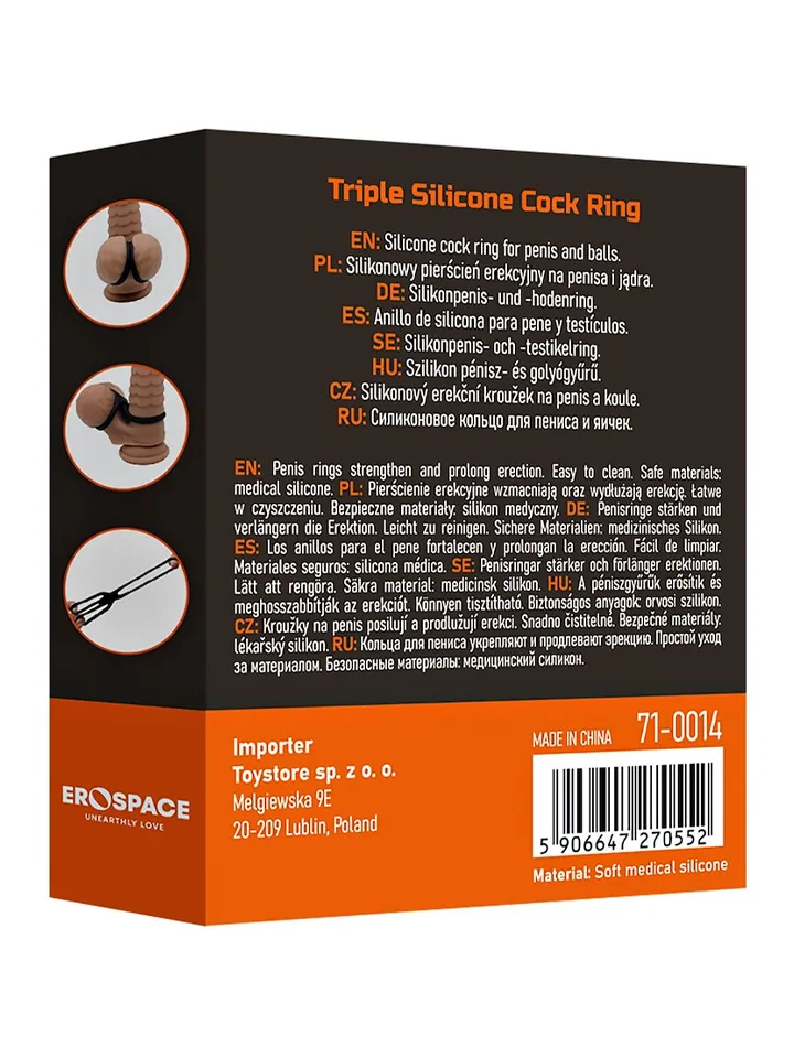 Erection Ring For Penis & Balls - Penis & pungring 0