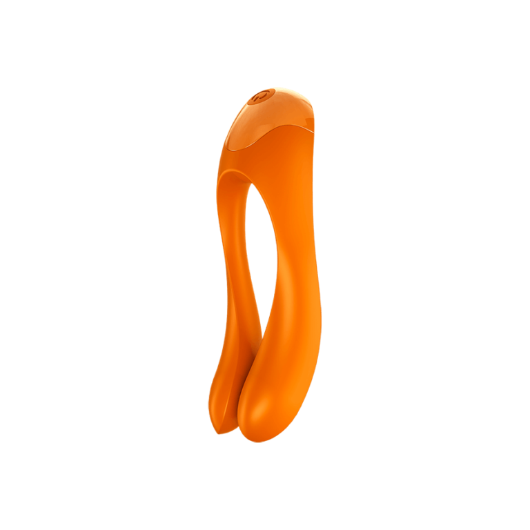 Satisfyer Candy Cane Orange - Mångsidig fingervibrator-5