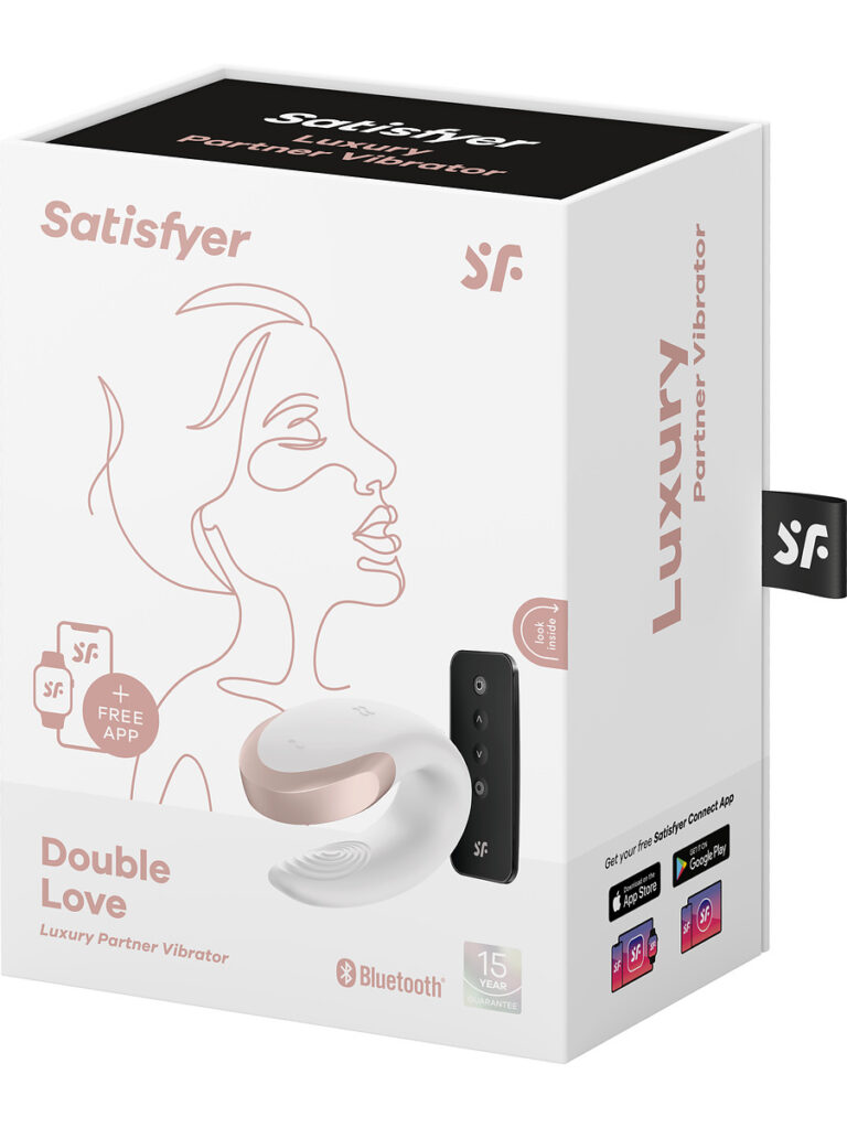 Satisfyer Connect Double Love, Luxury Partner Vibrator, vit-2