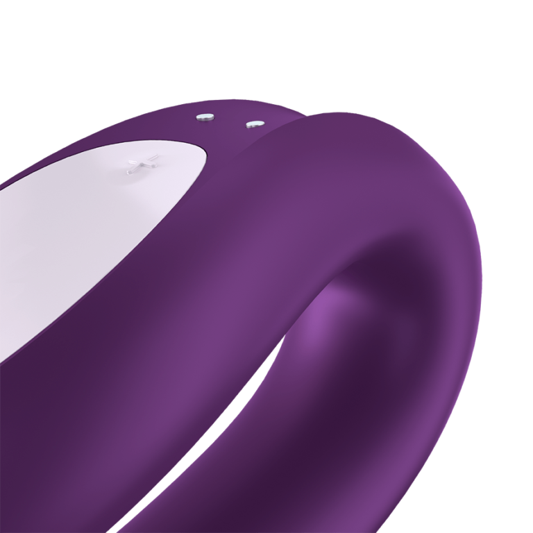 Satisfyer Double Joy Couples Vibrator- Violett Lila-3