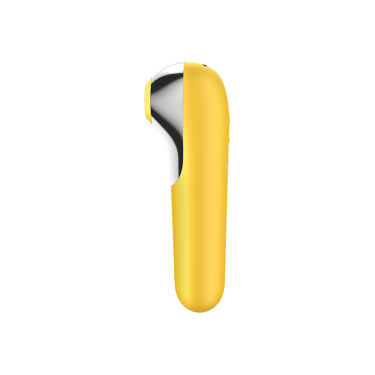 Satisfyer Dual Love Air Pulse Vibrator - Yellow - Gul -5