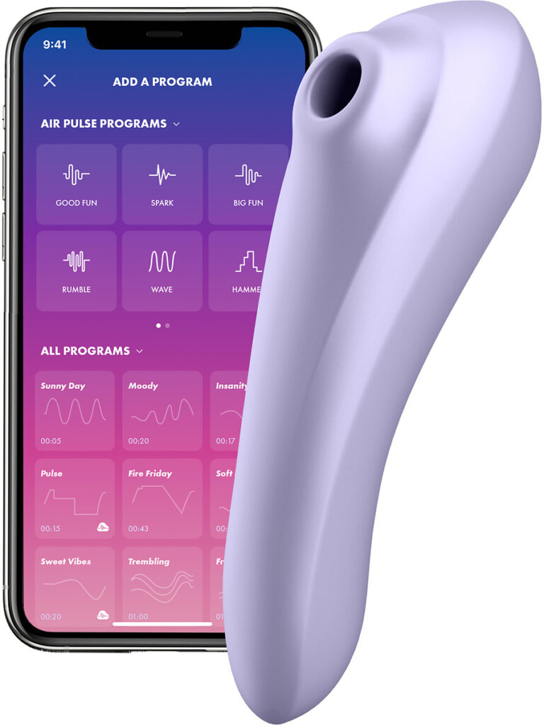 Satisfyer Dual Pleasure Air Pulse Vibrator Mauve-1