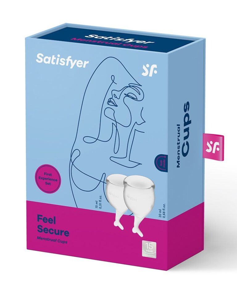 Satisfyer Feel Secure Menskopp, Transparent -1