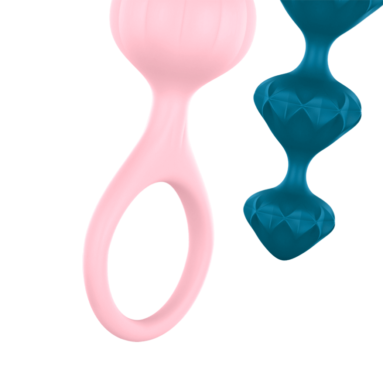 Satisfyer Love beads - 2 färg - Rosa - Blå -3