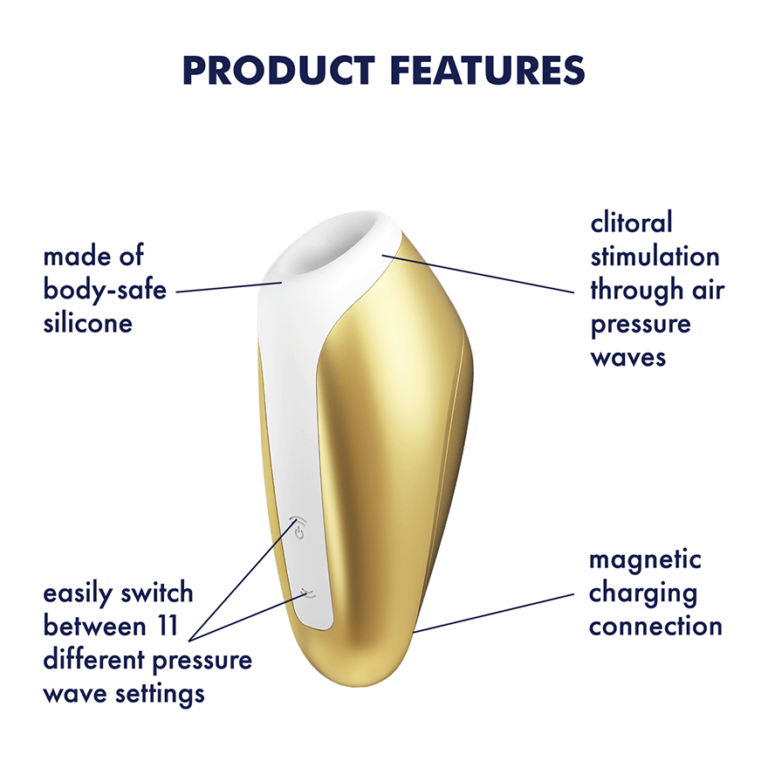 Satisfyer Love Breeze, Air Pulse Stimulator, Yellow - Gul-4